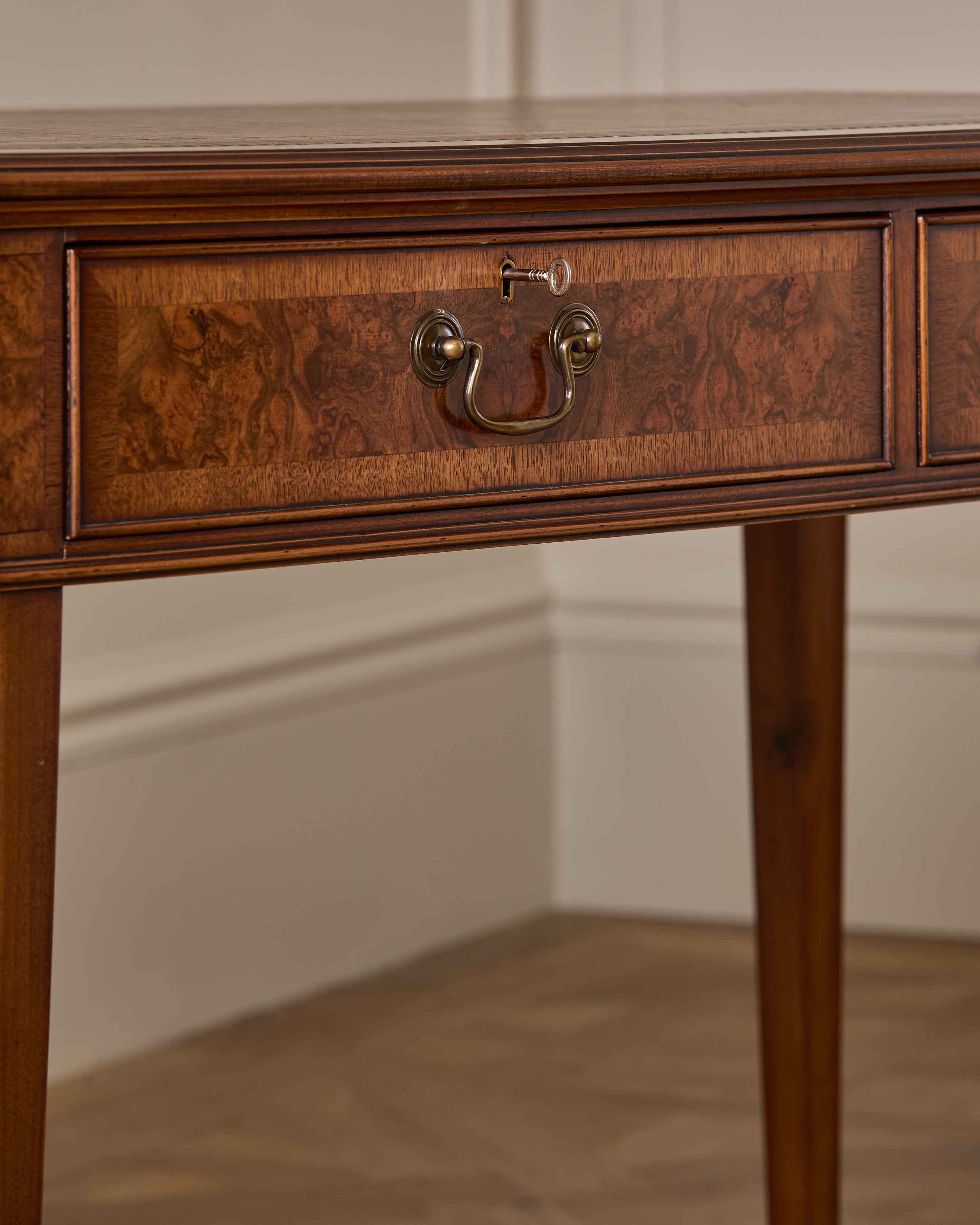 English Walnut Writing Table