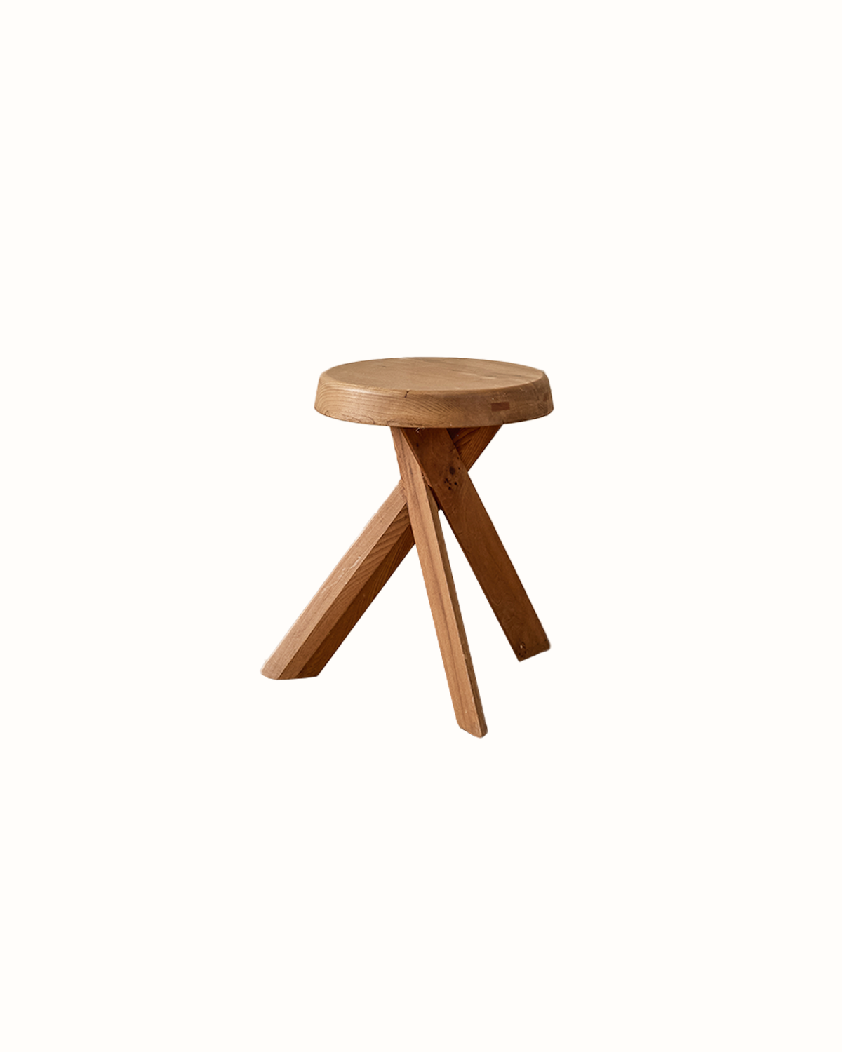 Pierre Chapo S31 Stool in Elm, France 1970s