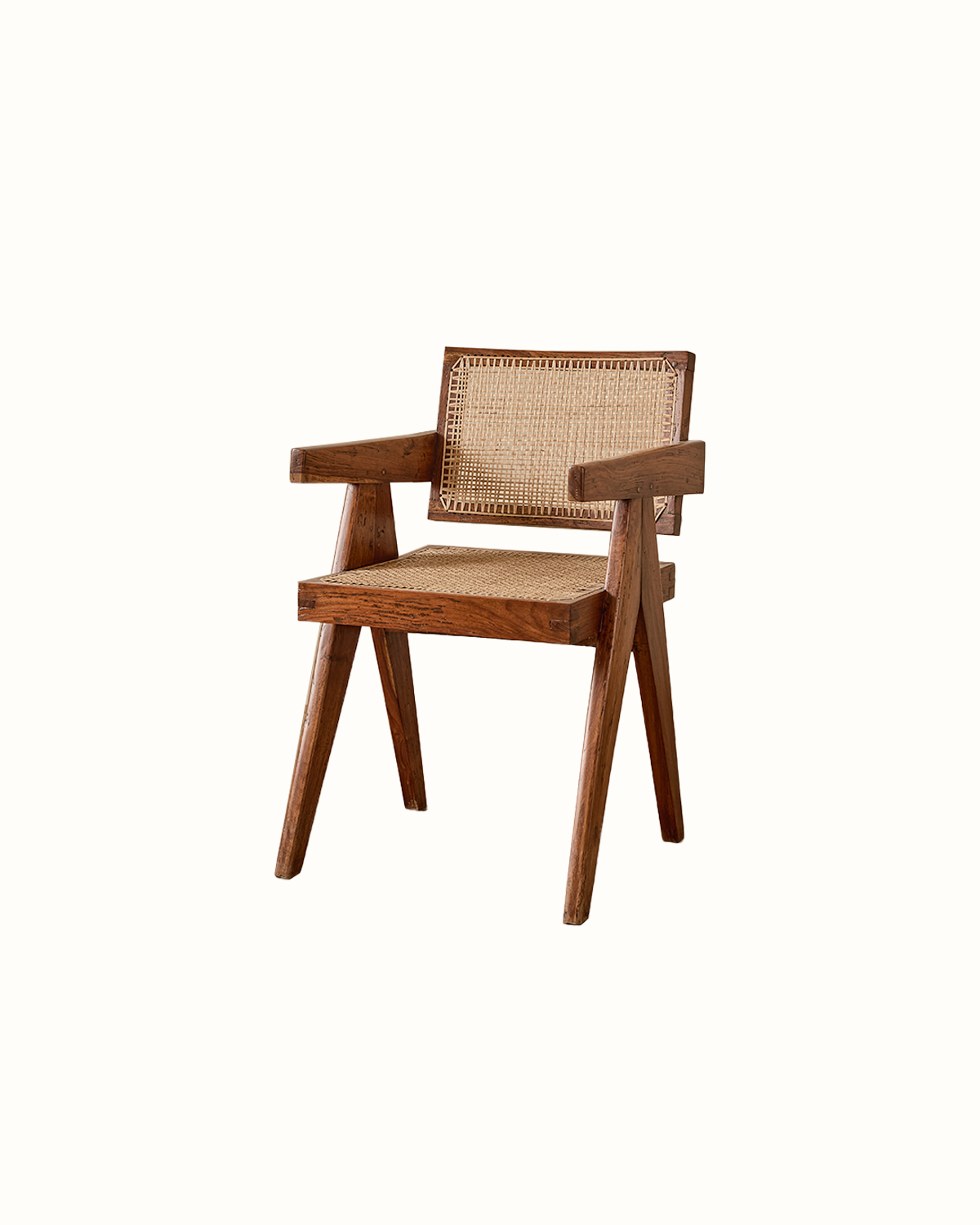 Chandigarh "V" Leg Armchair by Pierre Jeanneret - Set of 2 - Collectables