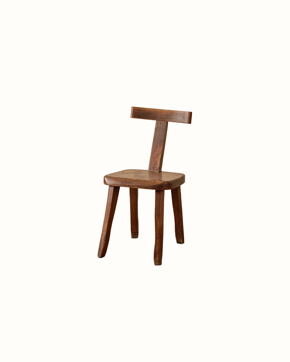 Mid-Century Brutalist 'T' Chair