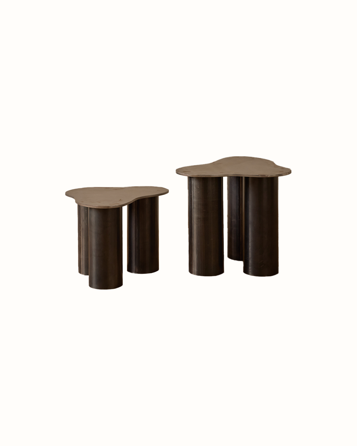 Organic Shaped Set of Side Tables