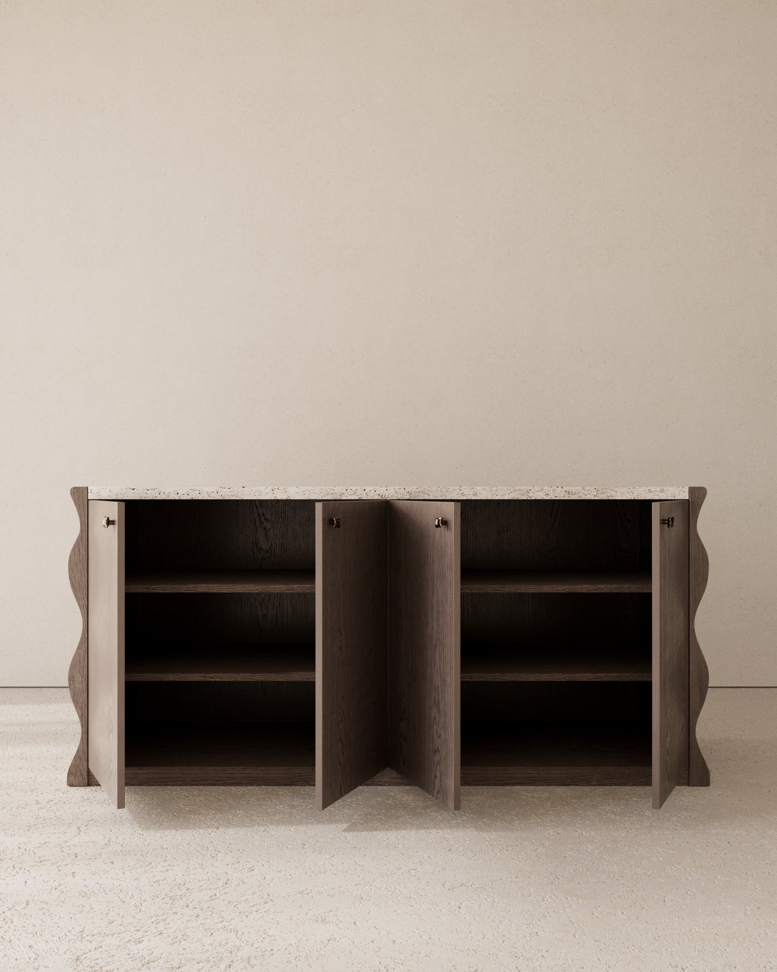 Pediment Onda Credenza