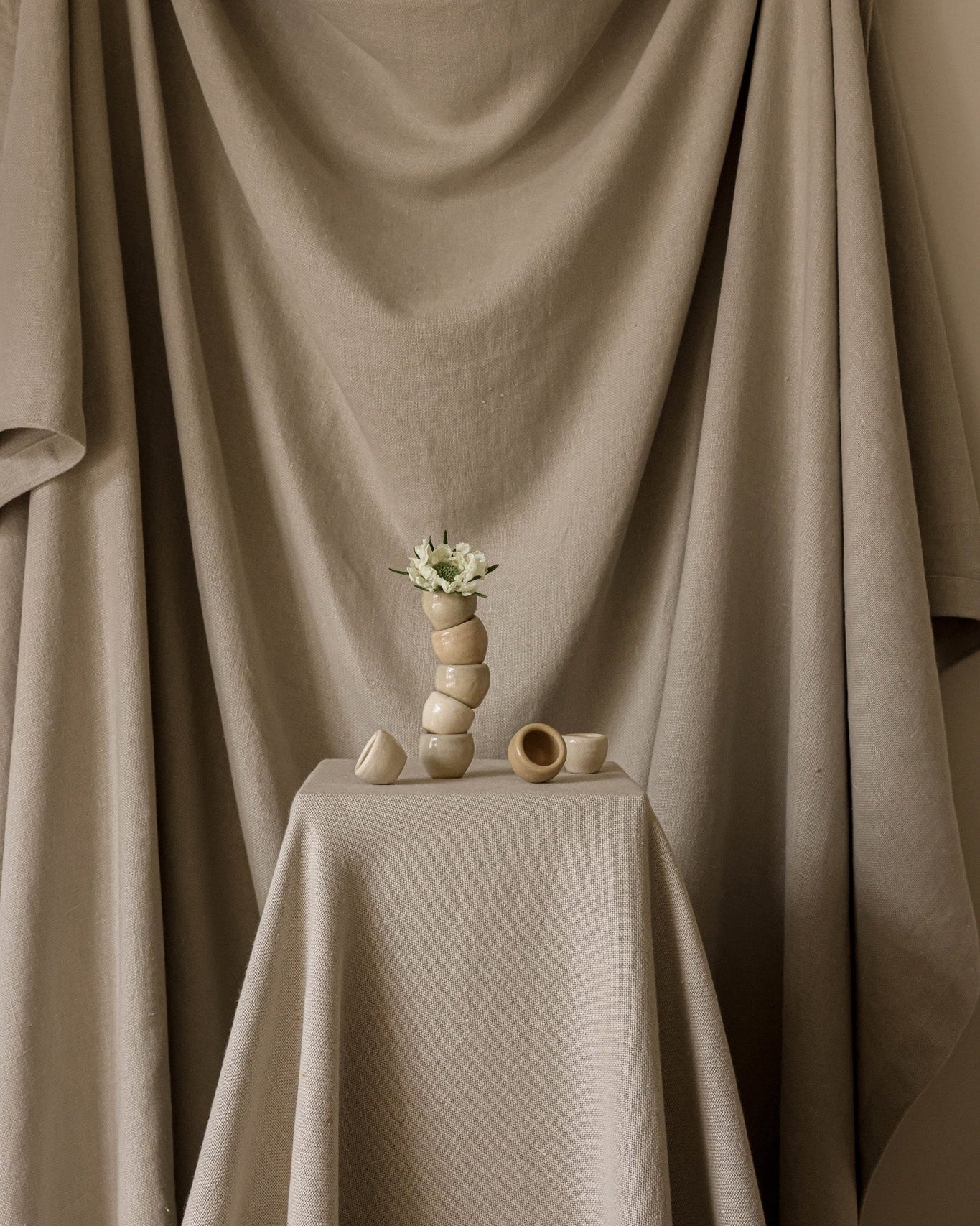 Miniature ceramic pots