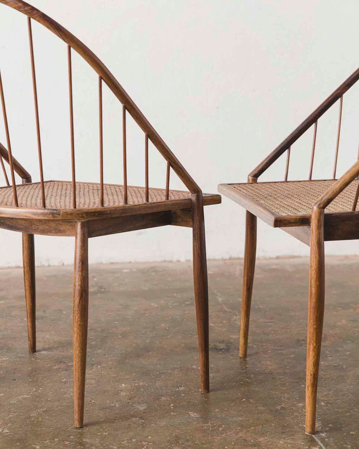 Joaquim Tenreiro ''Curva'' Chairs 1961 - Collectables
