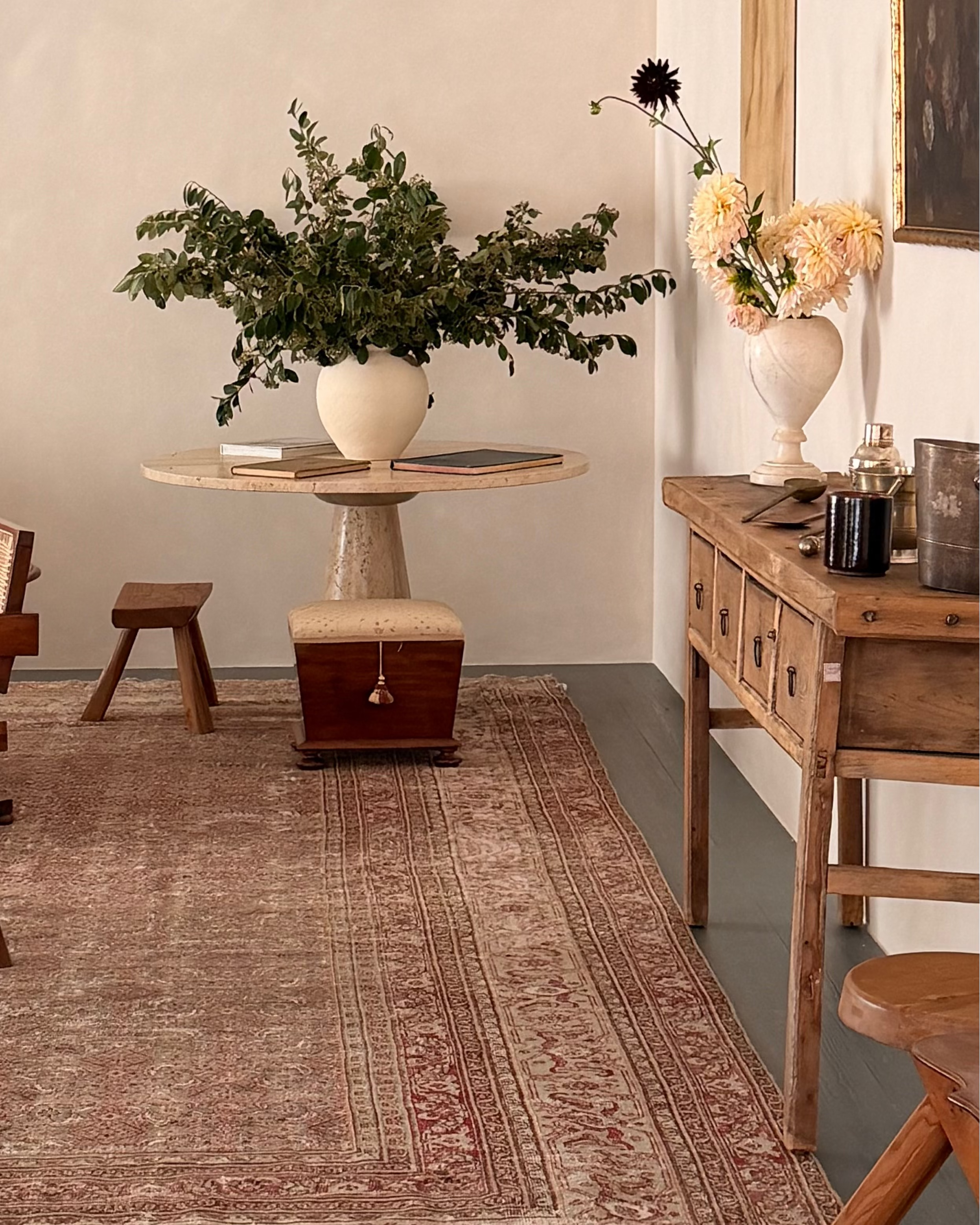 Vintage Wooden Console Table