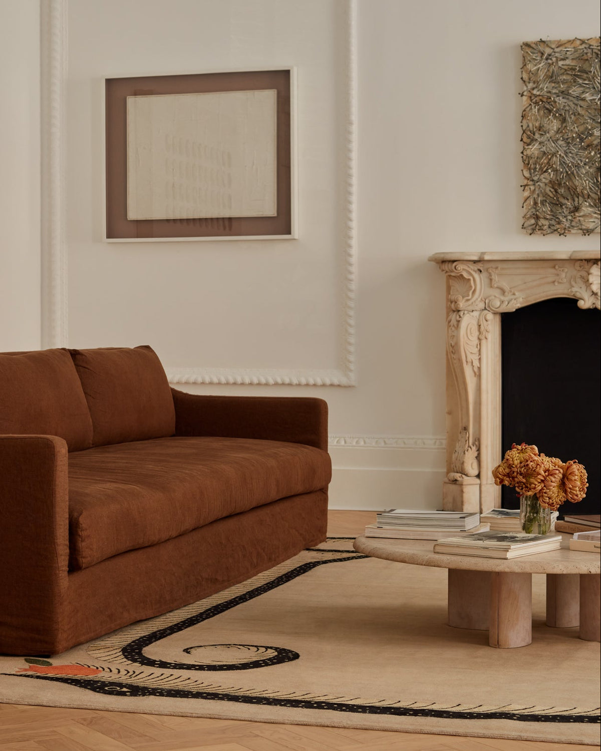Travertine Coffee Table