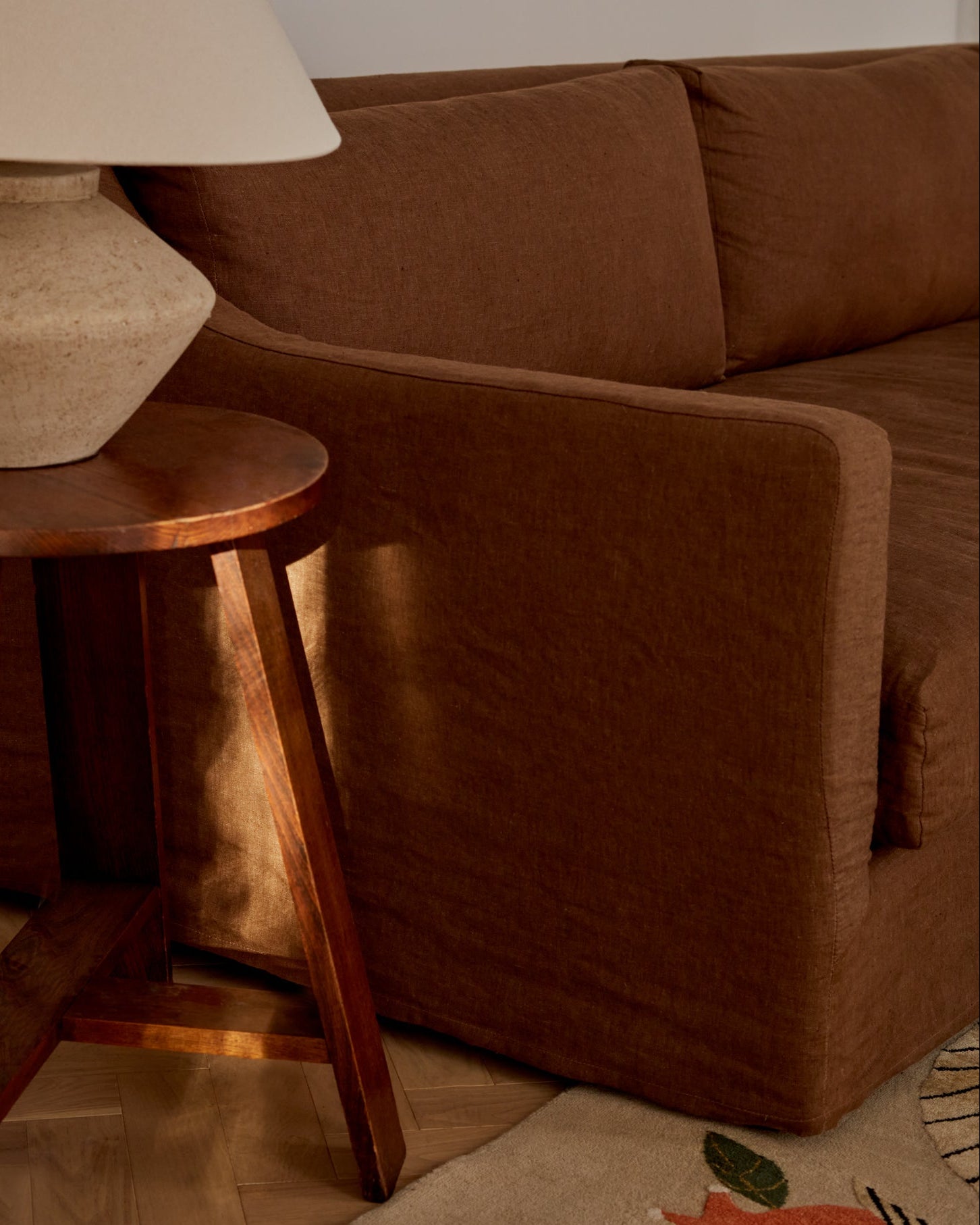 Linen Sofa | Linen Couch - Large