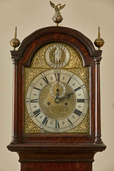 19th Century Oak Grandfather Clock