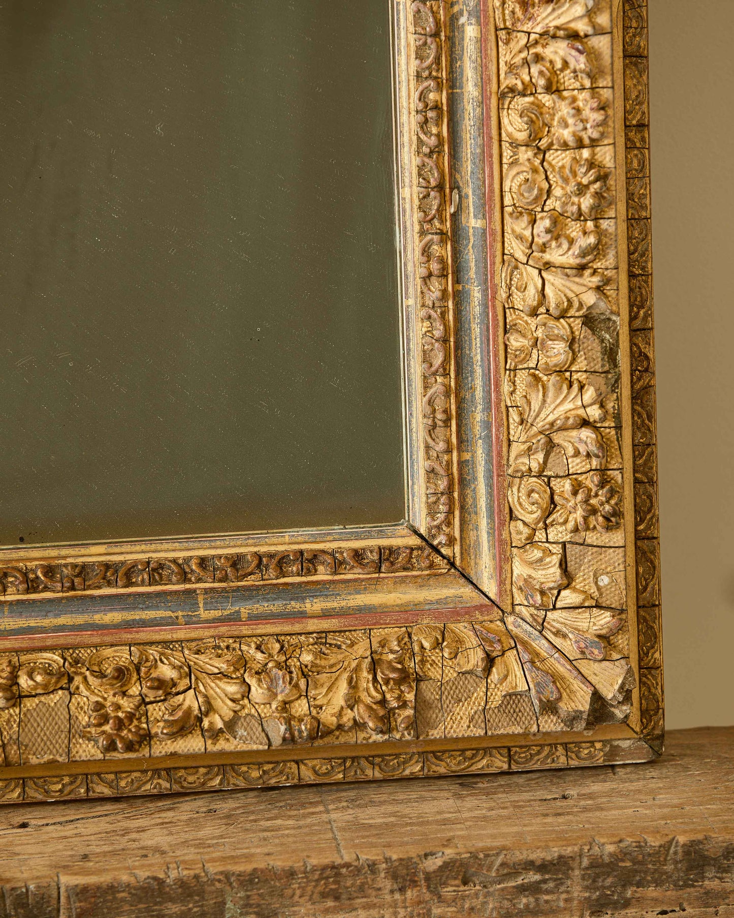 Small Gilt Mirror, Mid 20th Century