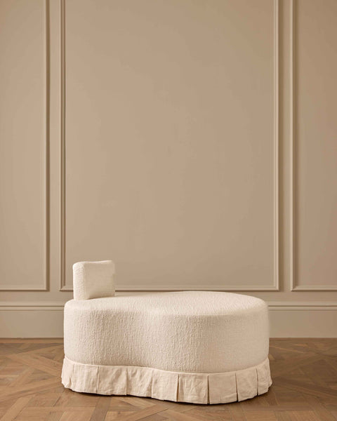 Bespoke Organic Shaped Ottoman