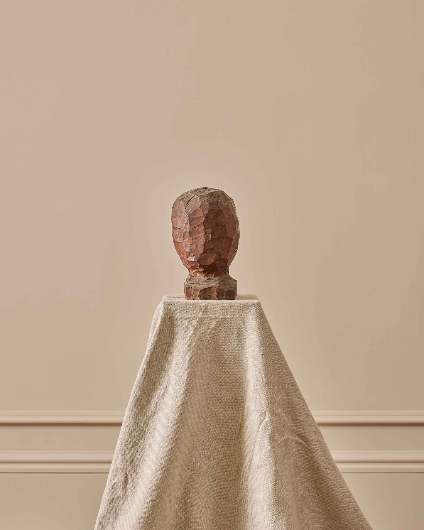 Mummified Head Sculpture