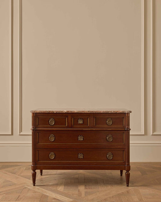 Chest of Drawers with Marble Top