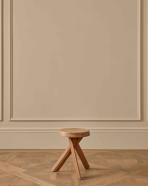 Pierre Chapo S31 Stool in Elm, France 1970s