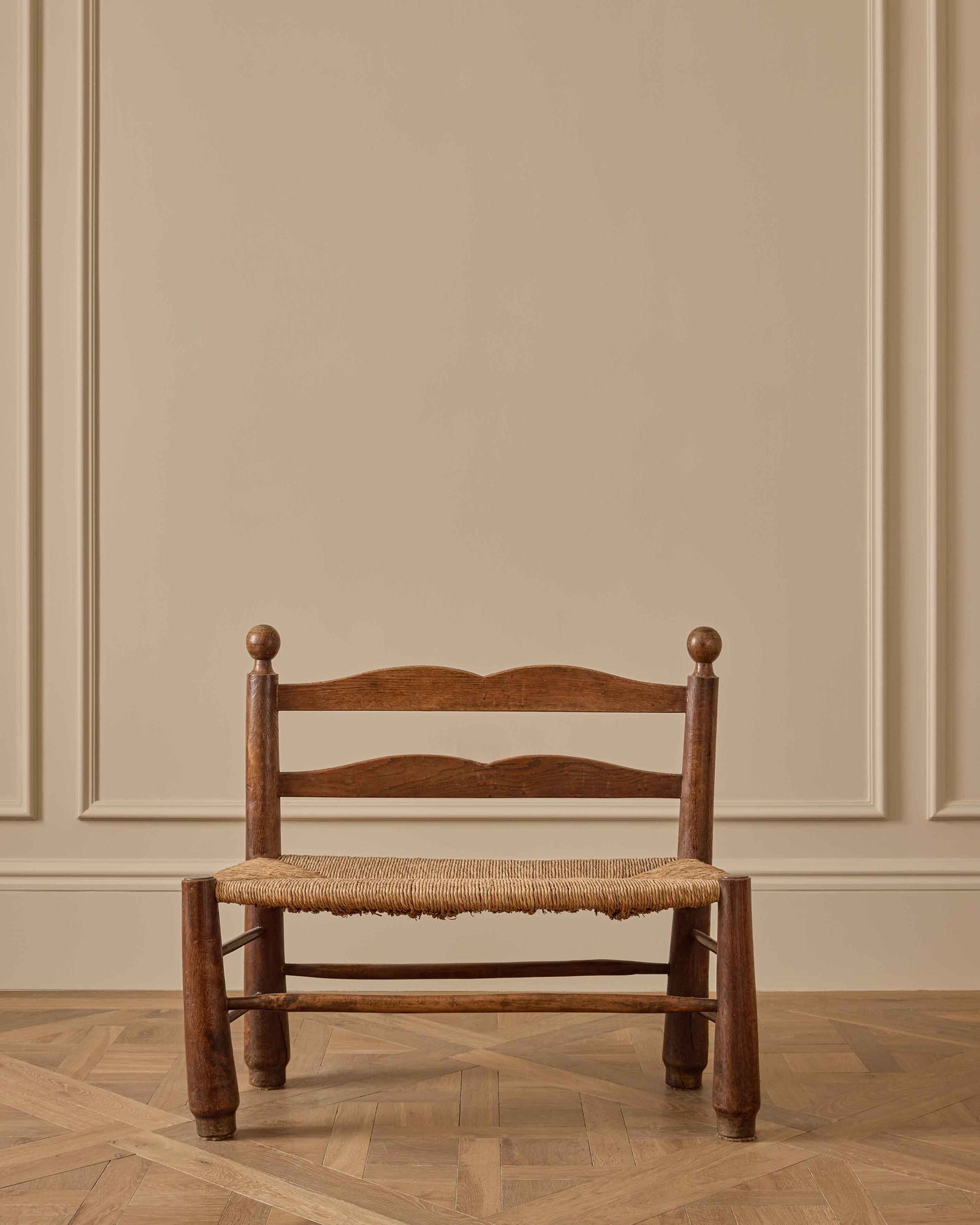 Charles dudouyt Sofa in massive oak c.1950