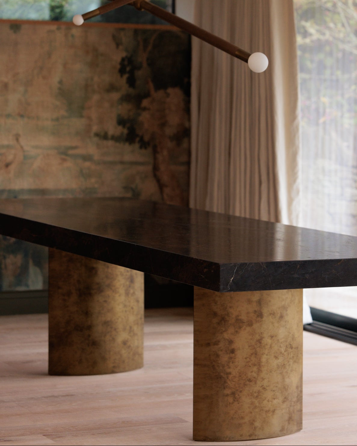 Jatoba Brown Polished Dining Table