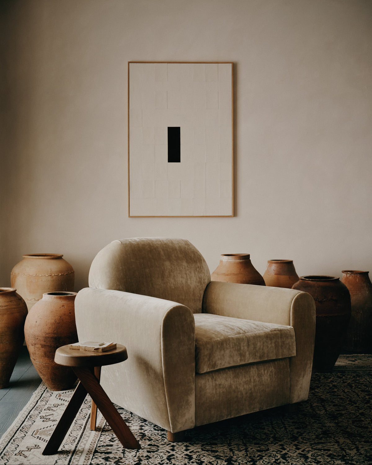 Crushed Velvet Armchair