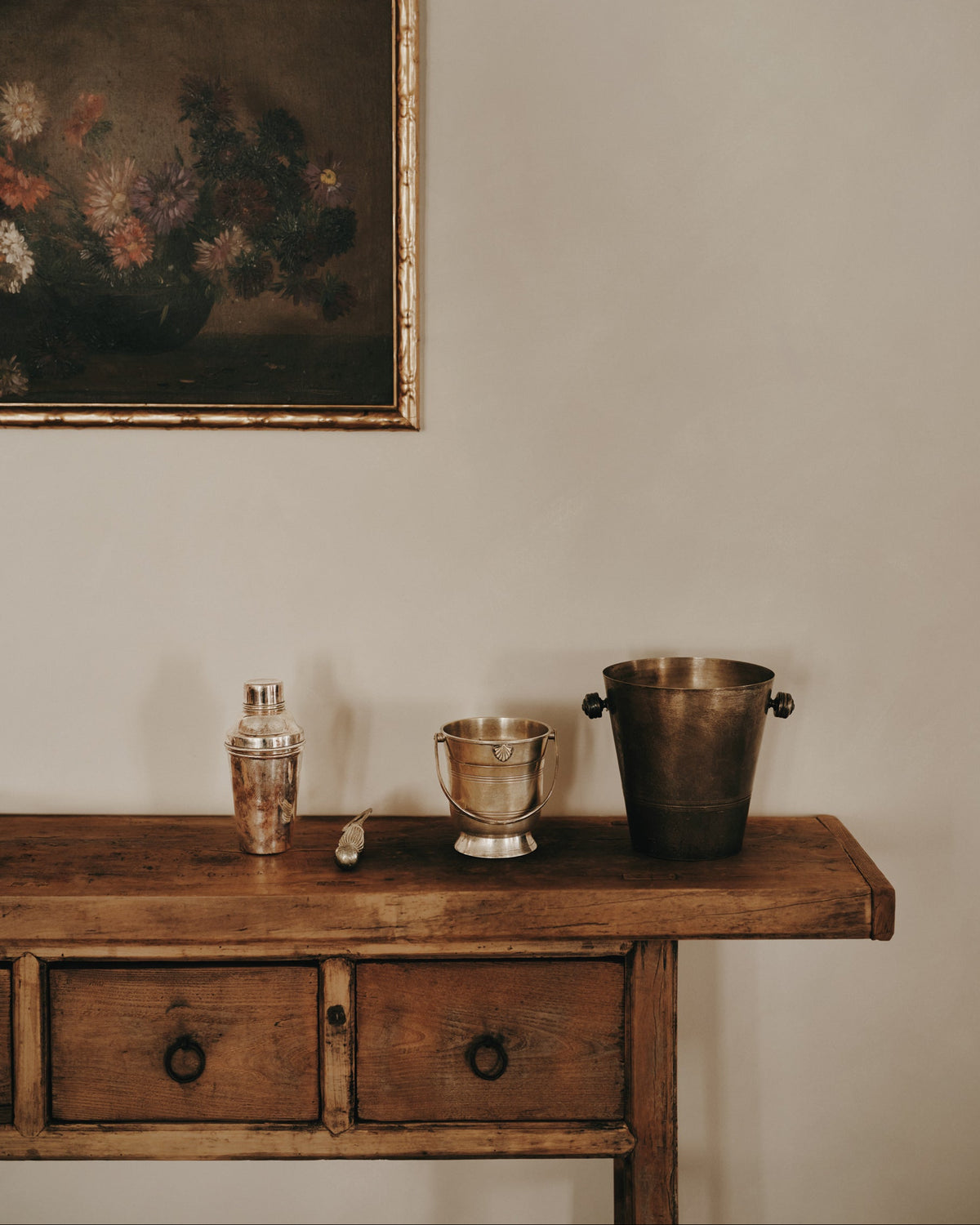 Vintage Wooden Console Table