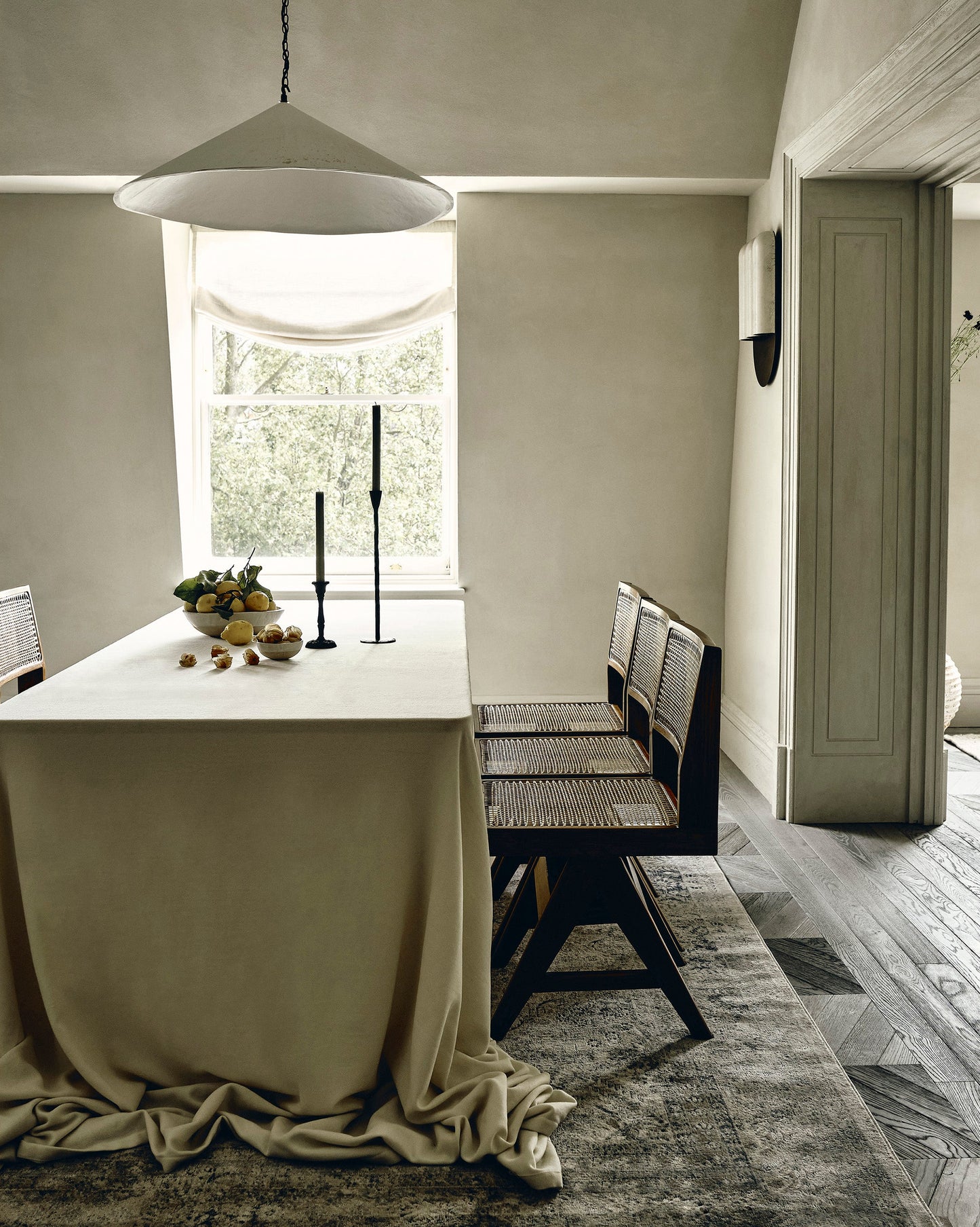 Chandigarh "V" Leg Chair (Armless) by Pierre Jeanneret - Set of 8 - Collectables