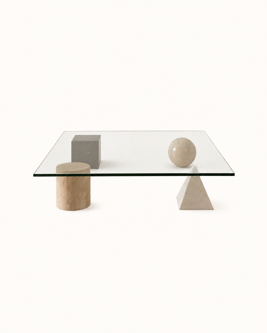 Metafora Coffee Table with Shaped Legs