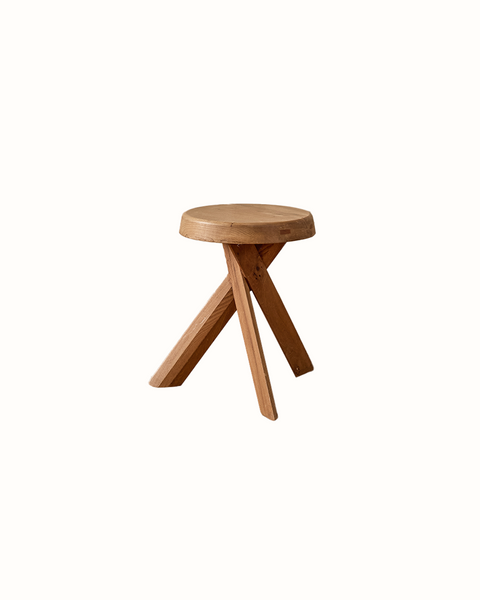 Pierre Chapo S31 Stool in Elm, France 1970s – bandagallery