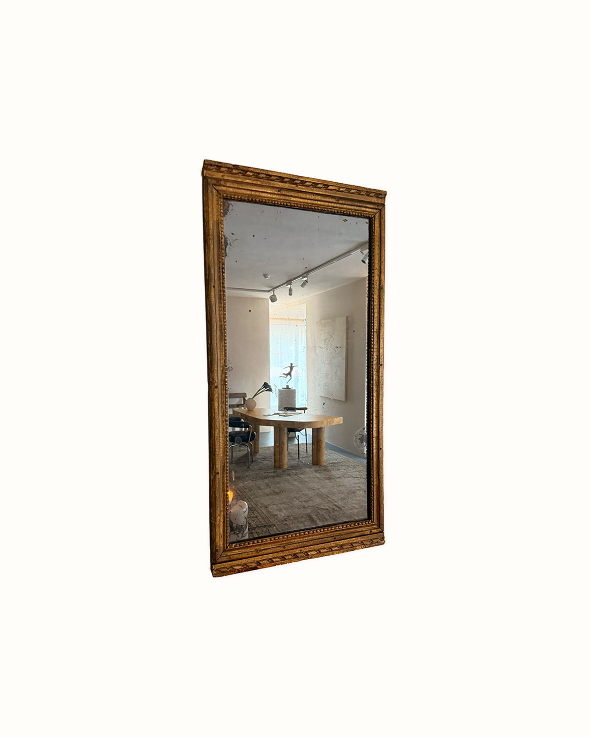 Regency-Style Giltwood Pier Mirror