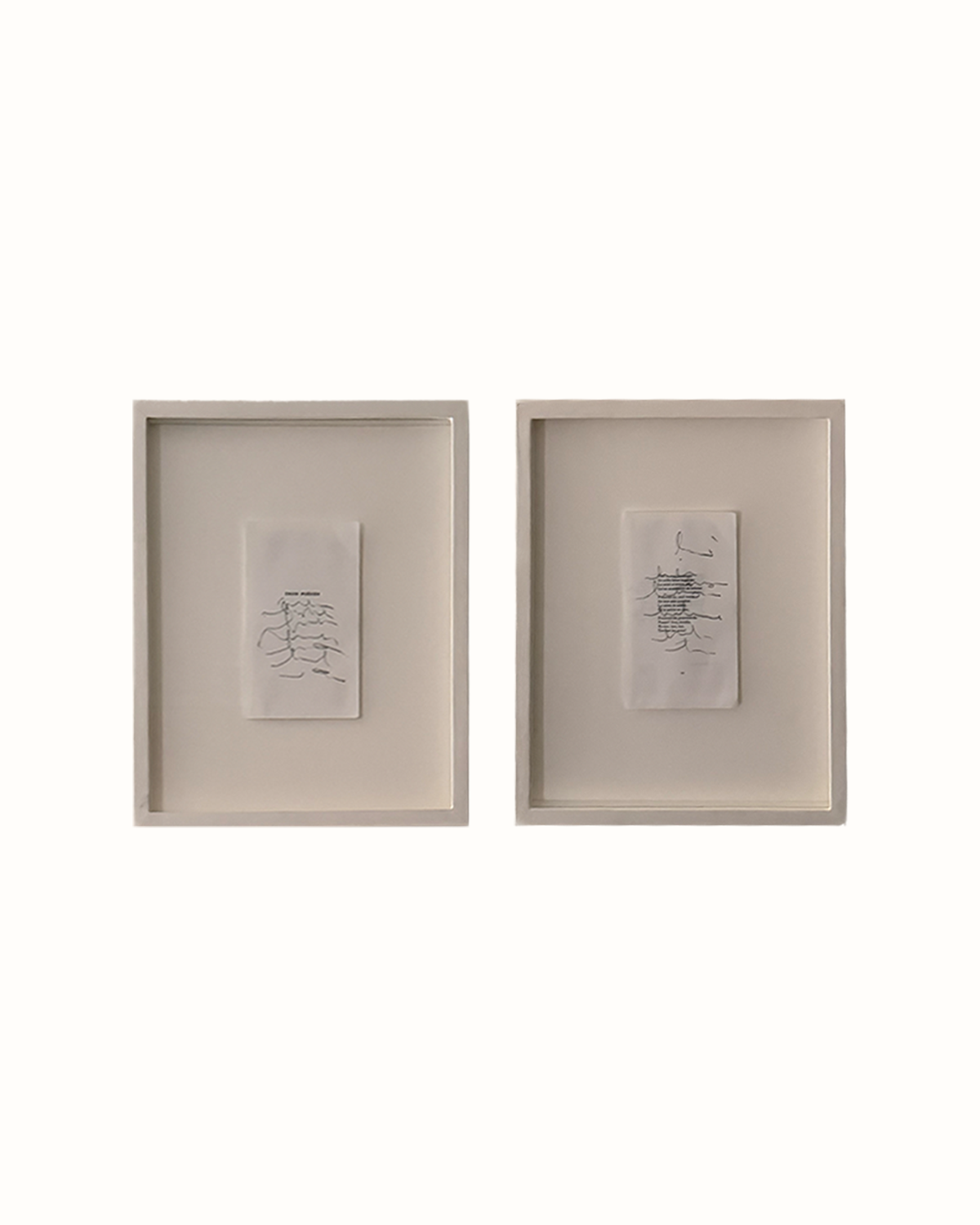 Pair of French Poetry Works - Matthias Fabre