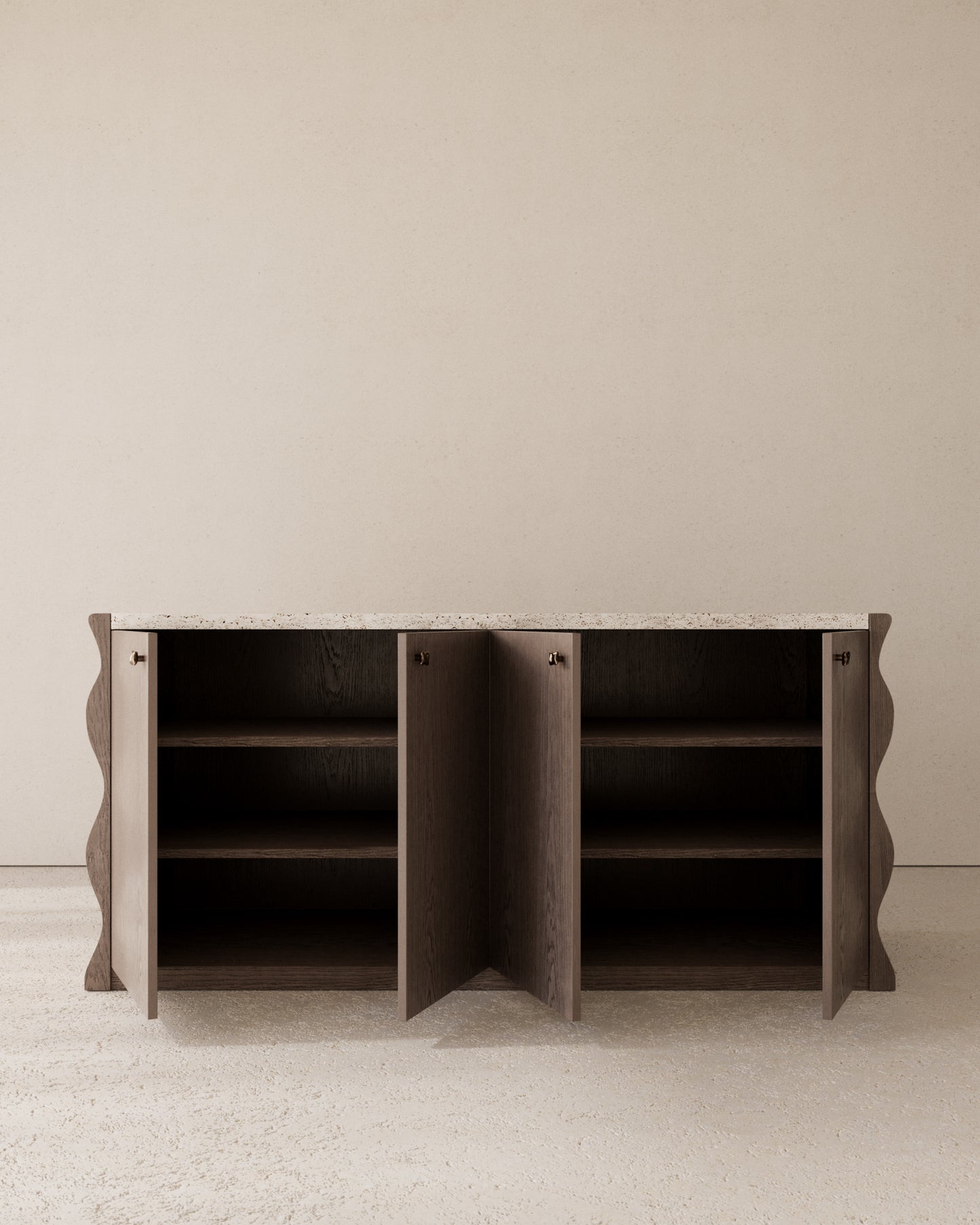 Pediment Onda Credenza