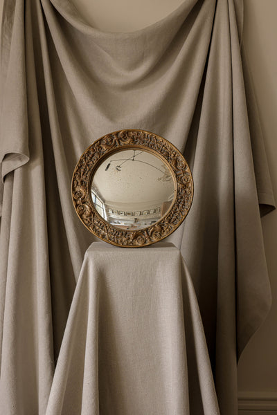 Antique Round Mirror