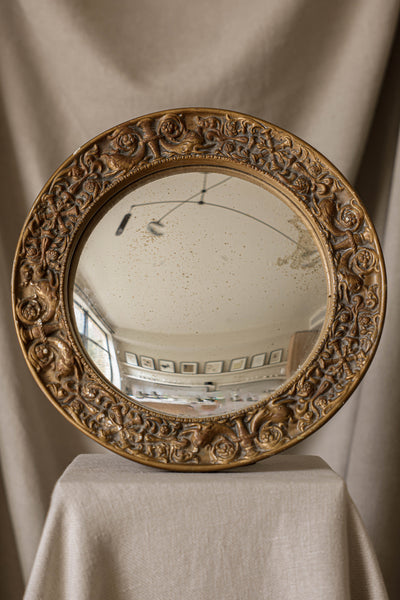 Antique Round Mirror