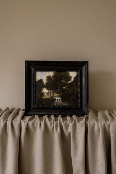 Framed Academic Oil Painting