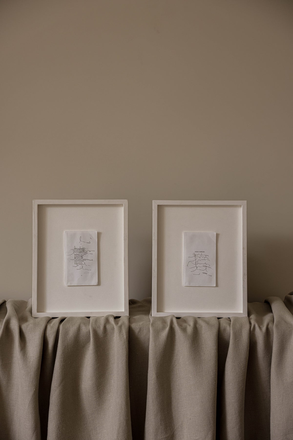 Pair of French Poetry Works - Matthias Fabre