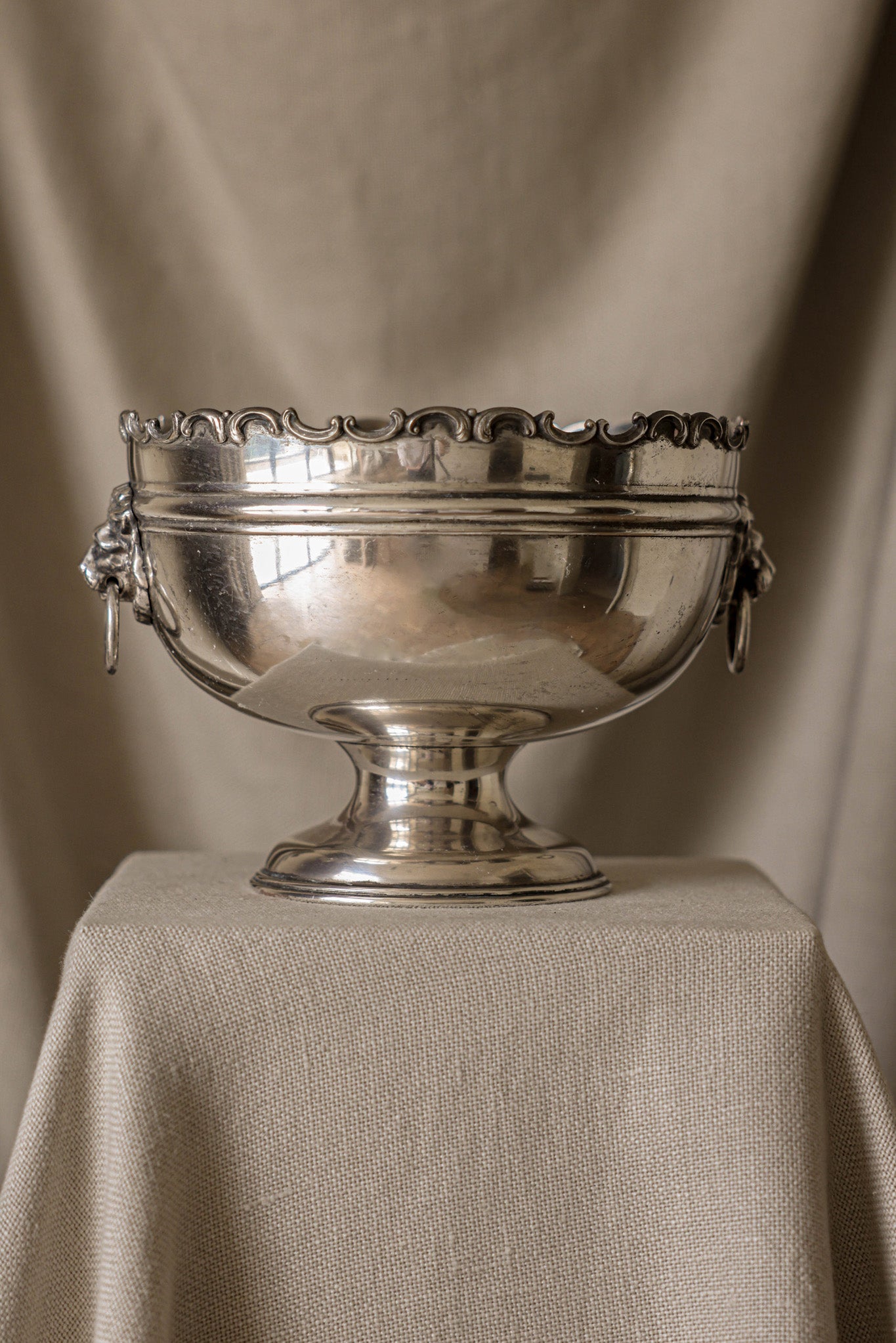 Silver Plate Champagne Bucket with Handles