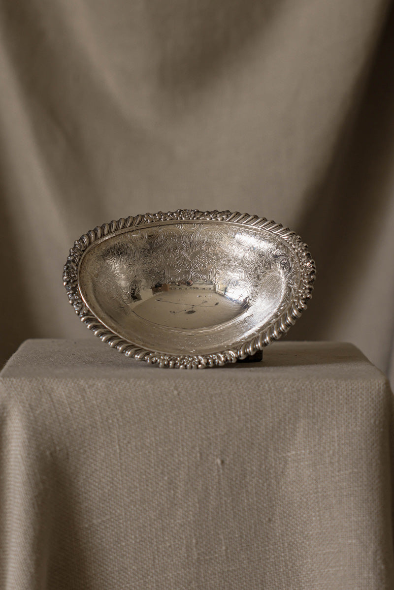 Silver Pedestal Dish