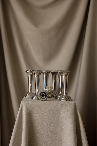 Decorative Silver-Plated Vase