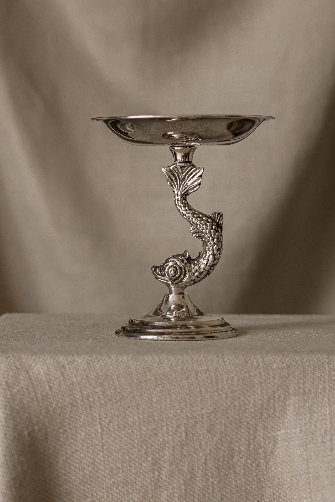 Decorative Silver-Plated Compote