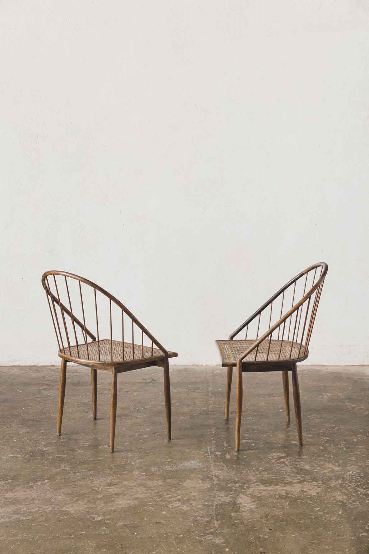 Joaquim Tenreiro ''Curva'' Chairs 1961