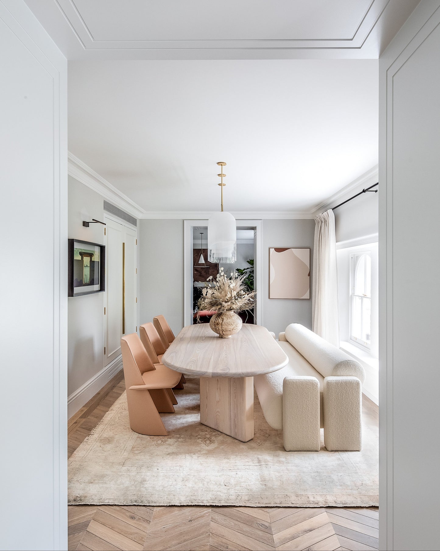 Fully Upholstered A Style Dining Chair - Set of 5